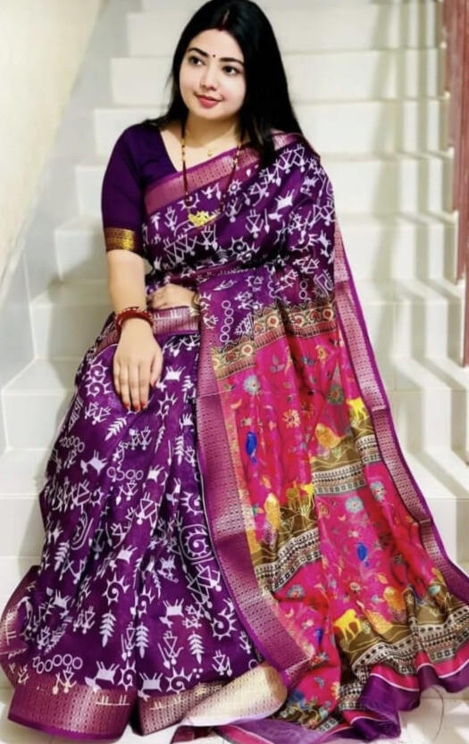 Kaftan Silk Sharee